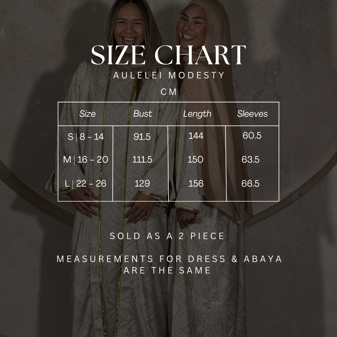 Aulelei Abaya Set