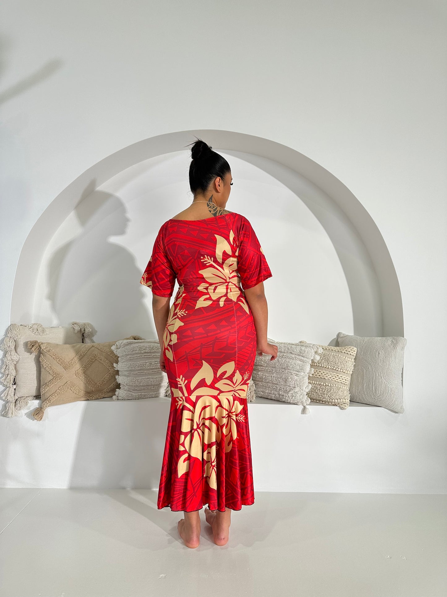 Luxe RED Sleeve Dress
