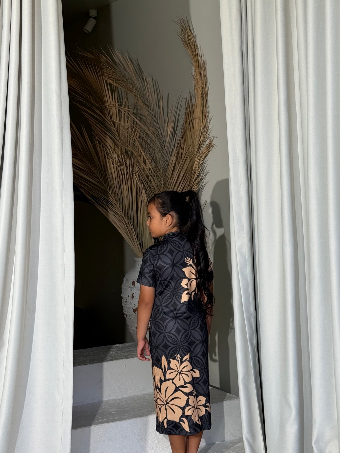 PRE ORDER Only - AULELEI - Girls Qi Pao Dress