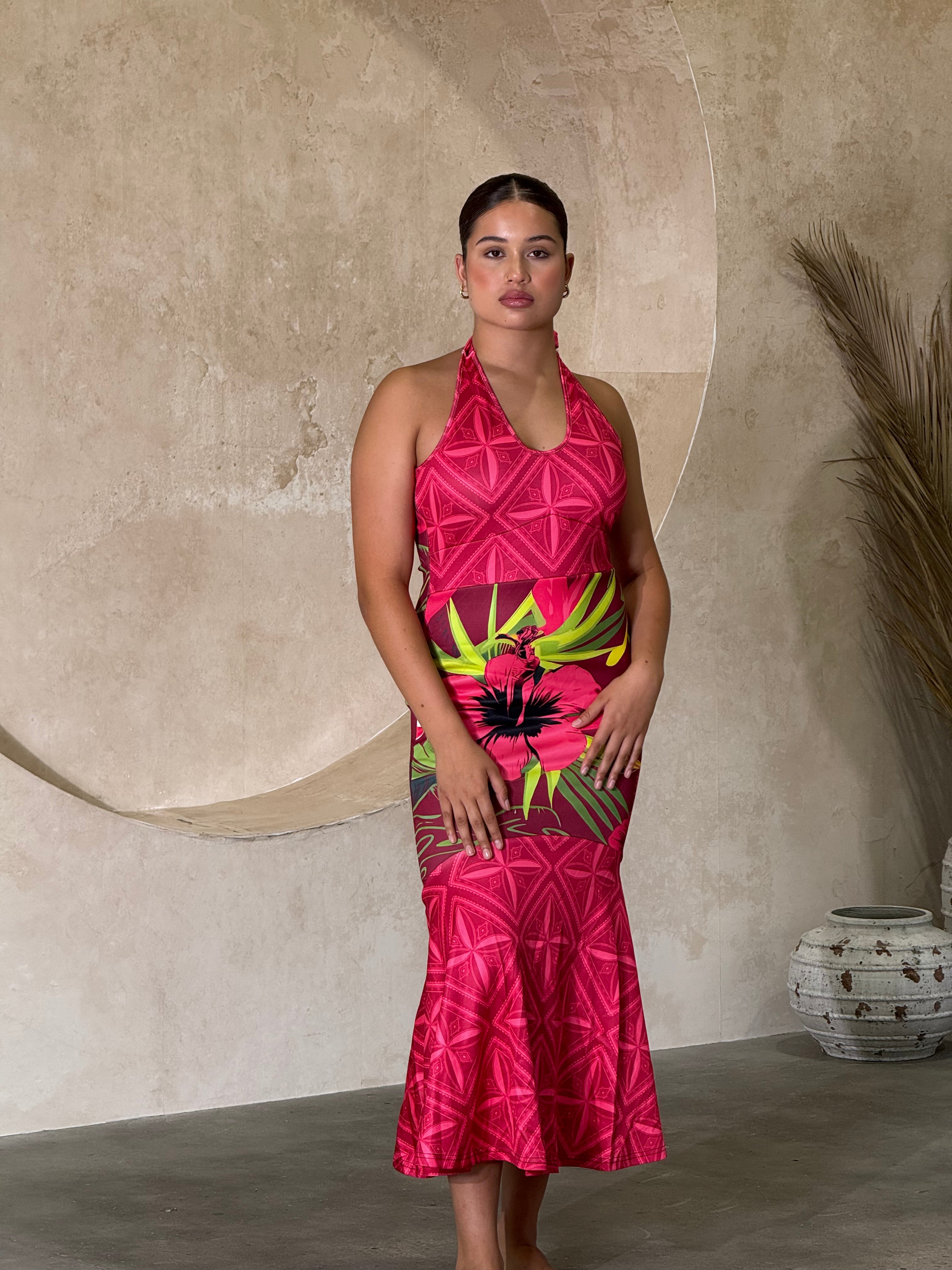 NEW - MALU ALOFA - Backless Dress