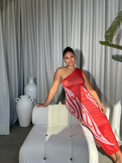 Ātaahua One-Shoulder Dress