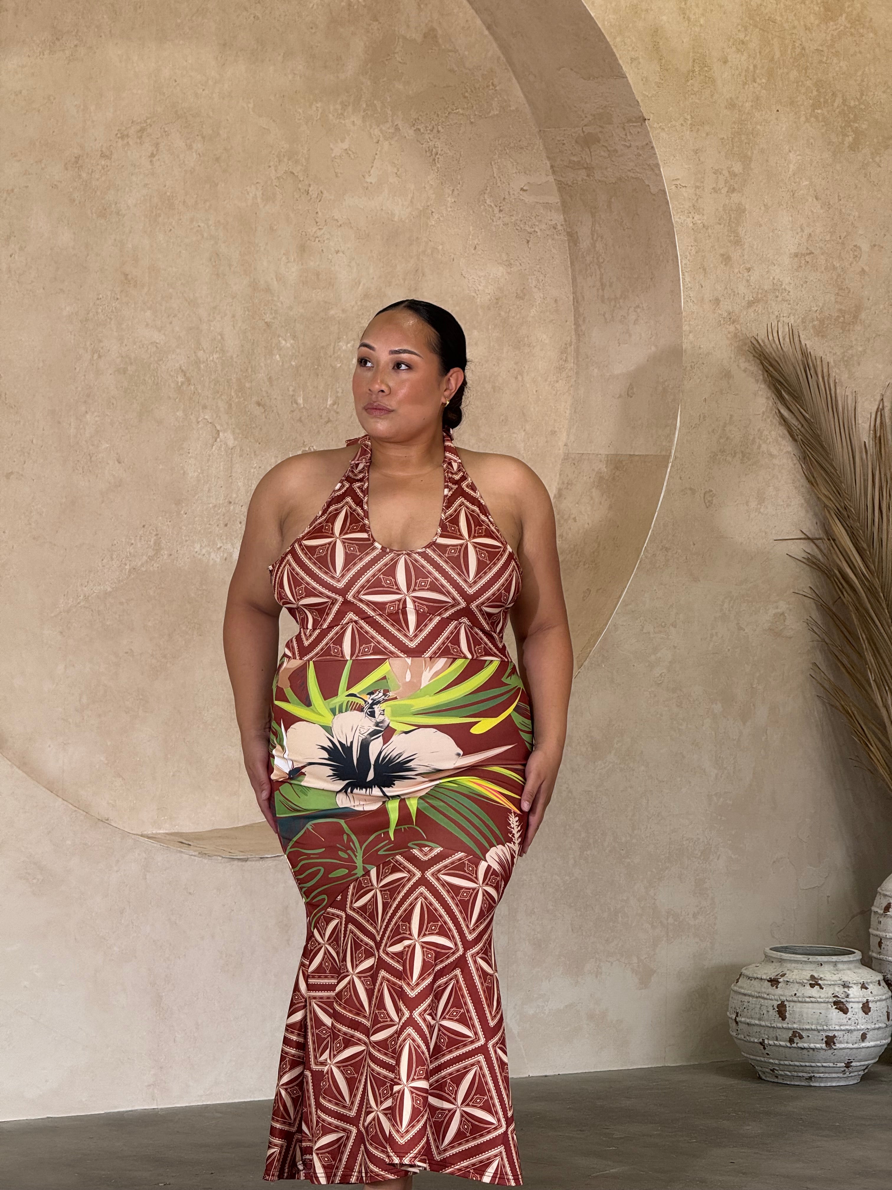 NEW - MALU ALOFA - Backless Dress