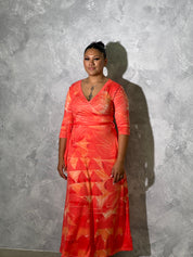 MANEA Maxi Wrap Dress