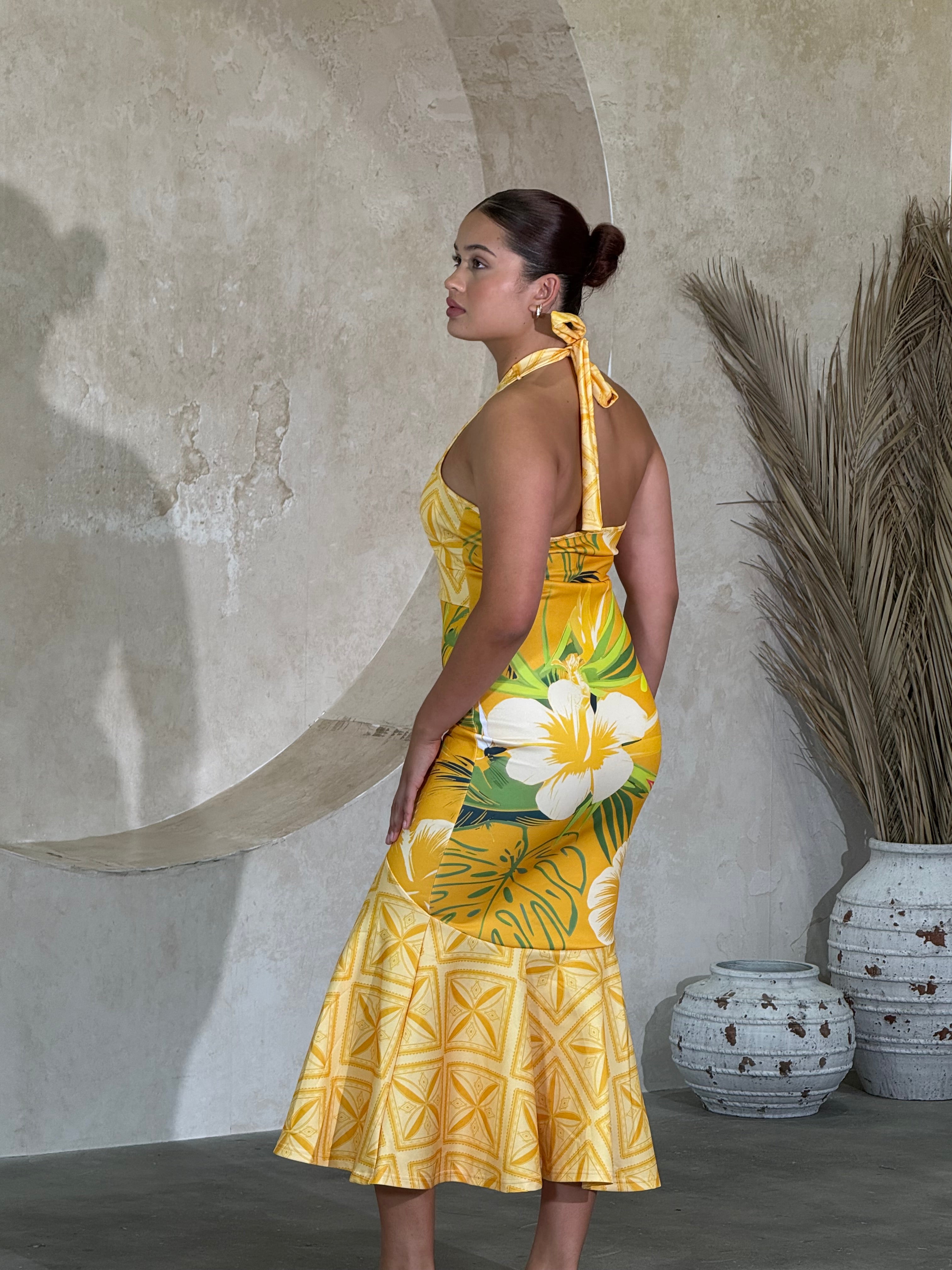 NEW - MALU ALOFA - Backless Dress
