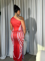 Ātaahua One-Shoulder Dress