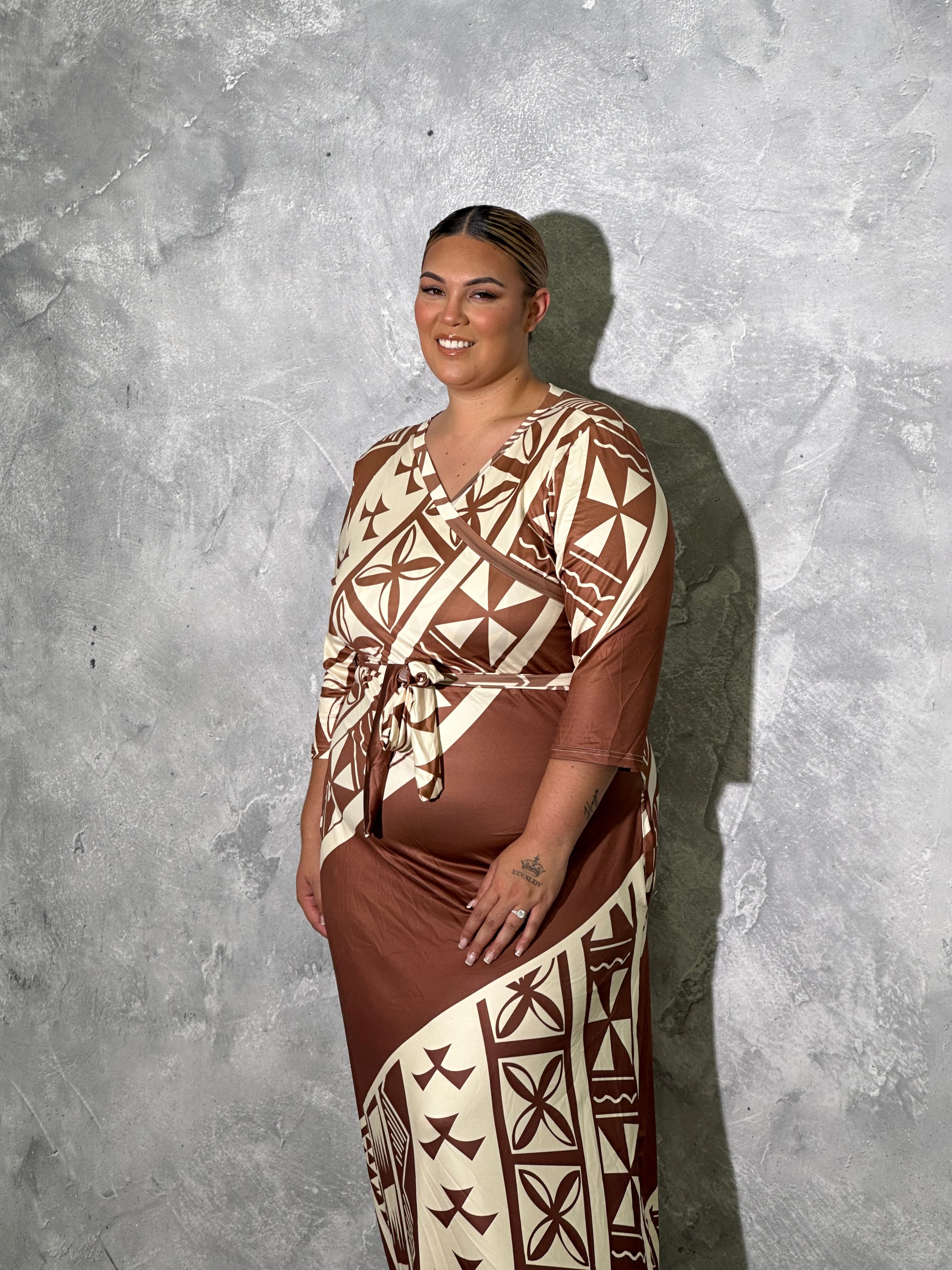 PACIFIKA Maxi Wrap Dress