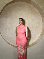 Hibiscus - Knot Maxi Dress