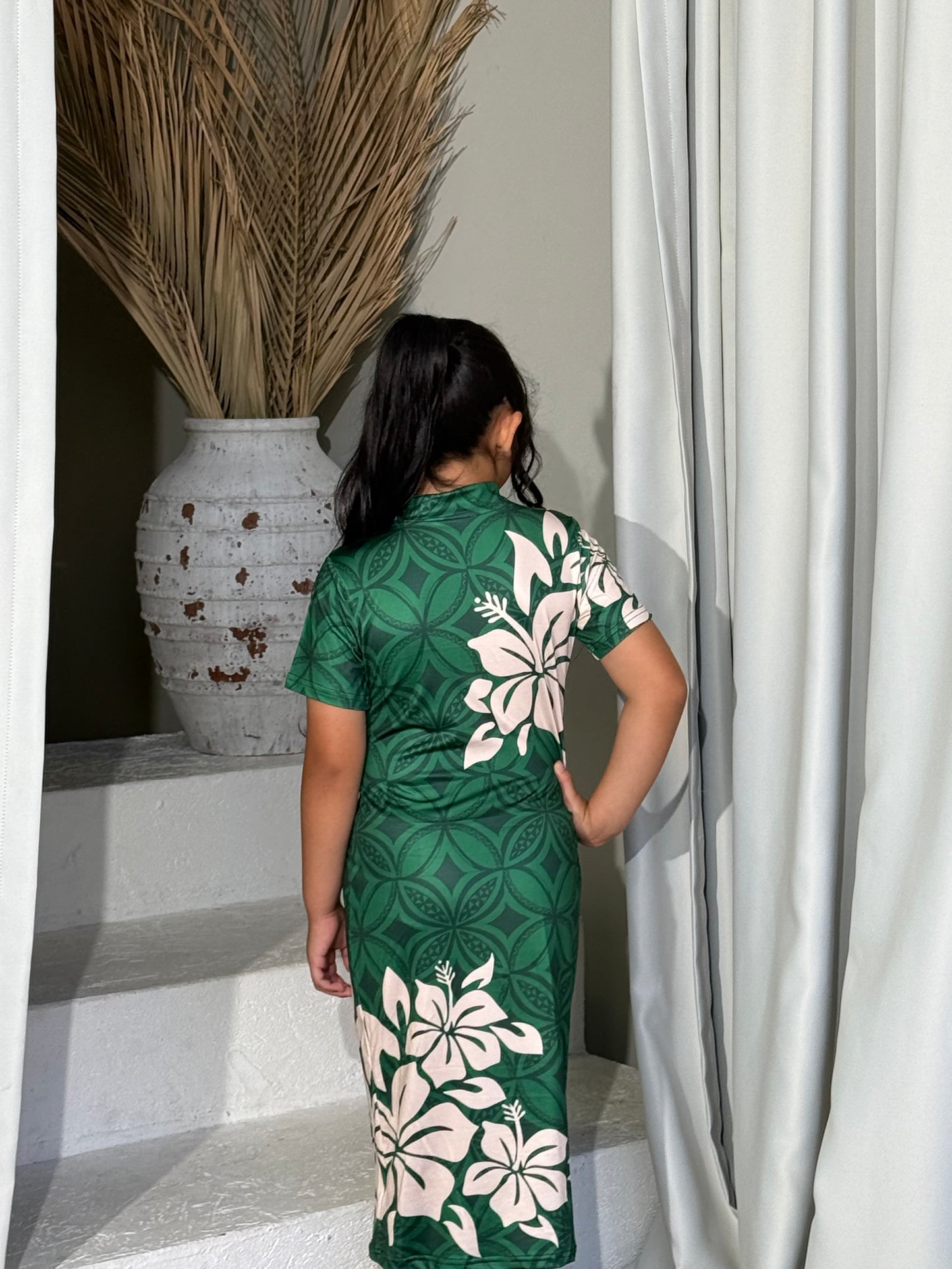 PRE ORDER Only - AULELEI - Girls Qi Pao Dress