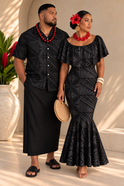PRE ORDER ONLY - Armania - BLACK - Women’s Off Shoulder Dress