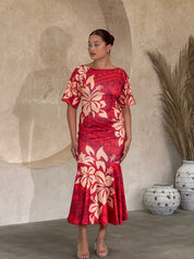 PRE ORDER ONLY - Luxe - RED - Sleeve Dress