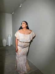 PRE ORDER ONLY - LEILUA Beige Scrunch