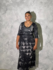 MANEA Maxi Wrap Dress