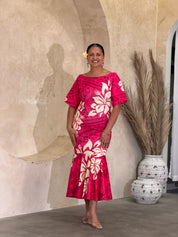 PRE ORDER ONLY - Luxe - HOT PINK - Sleeve Dress