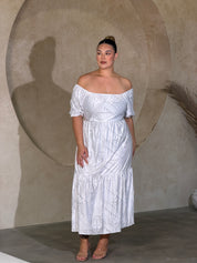 PRE ORDER ONLY - All White - Womens Sun Dress