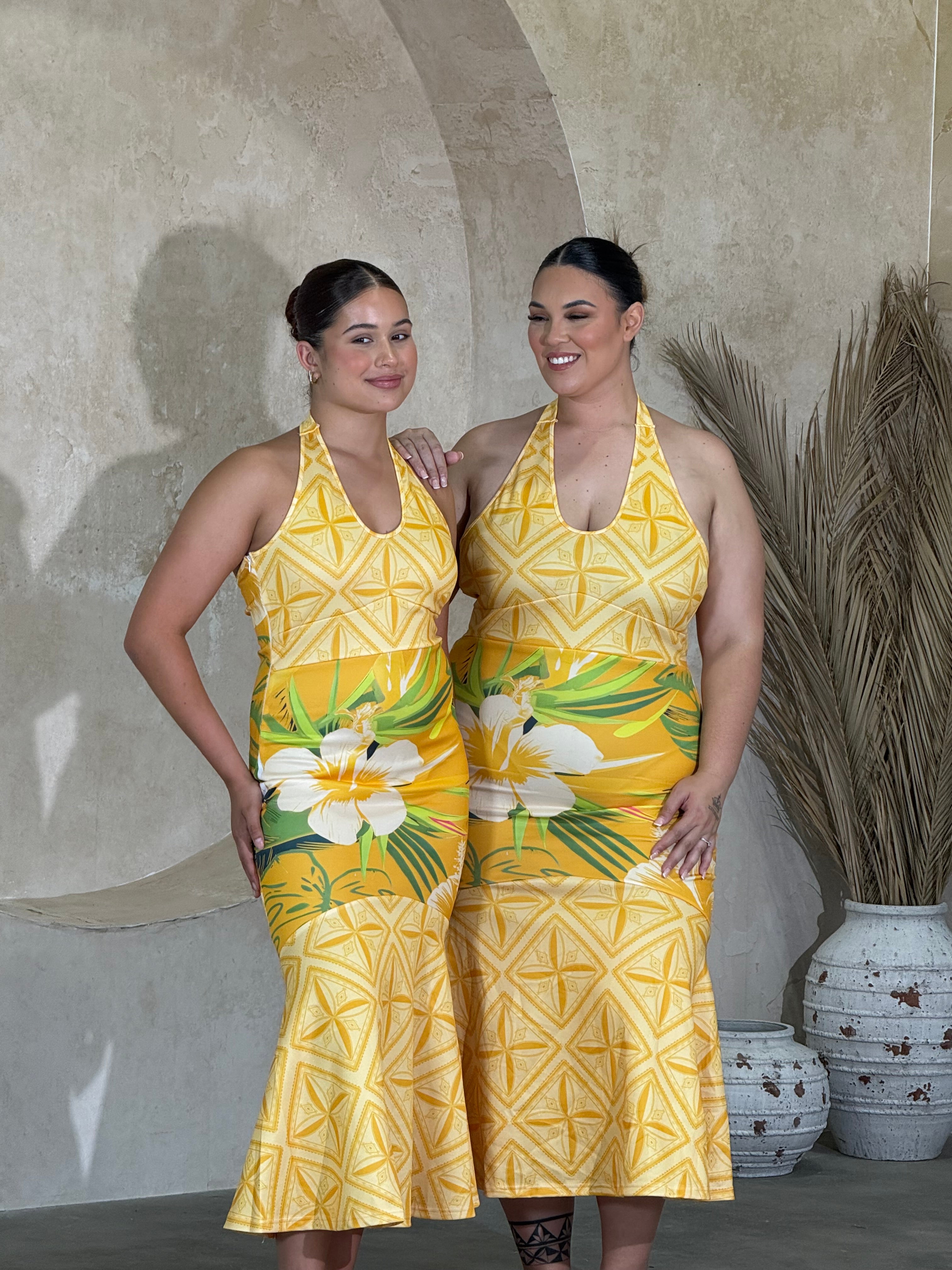 NEW - MALU ALOFA - Backless Dress