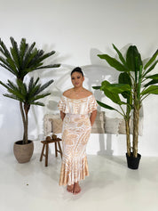 Leilua BEIGE Off Shoulder