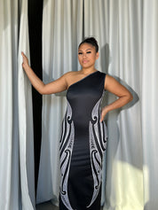 Ātaahua One-Shoulder Dress