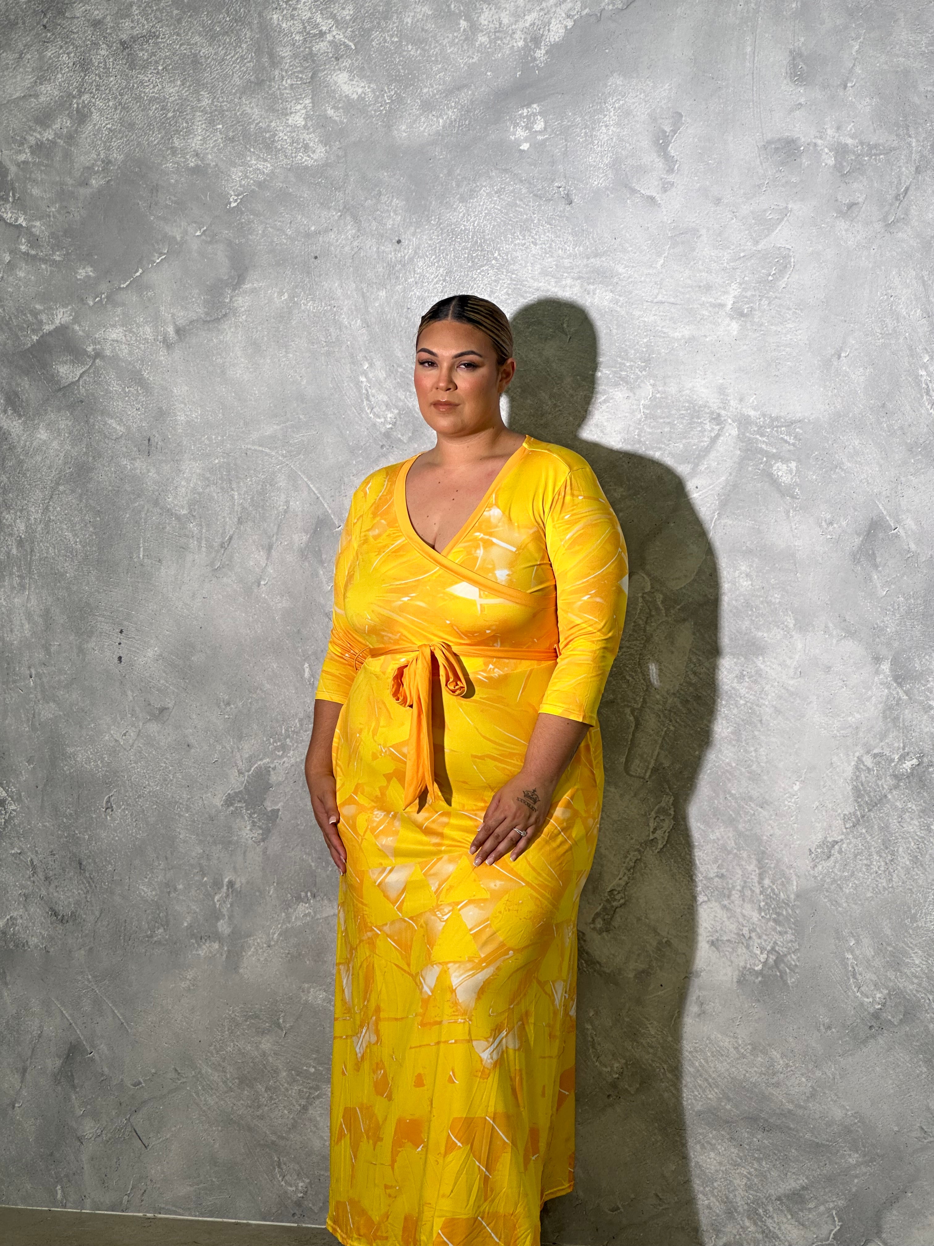 MANEA Maxi Wrap Dress