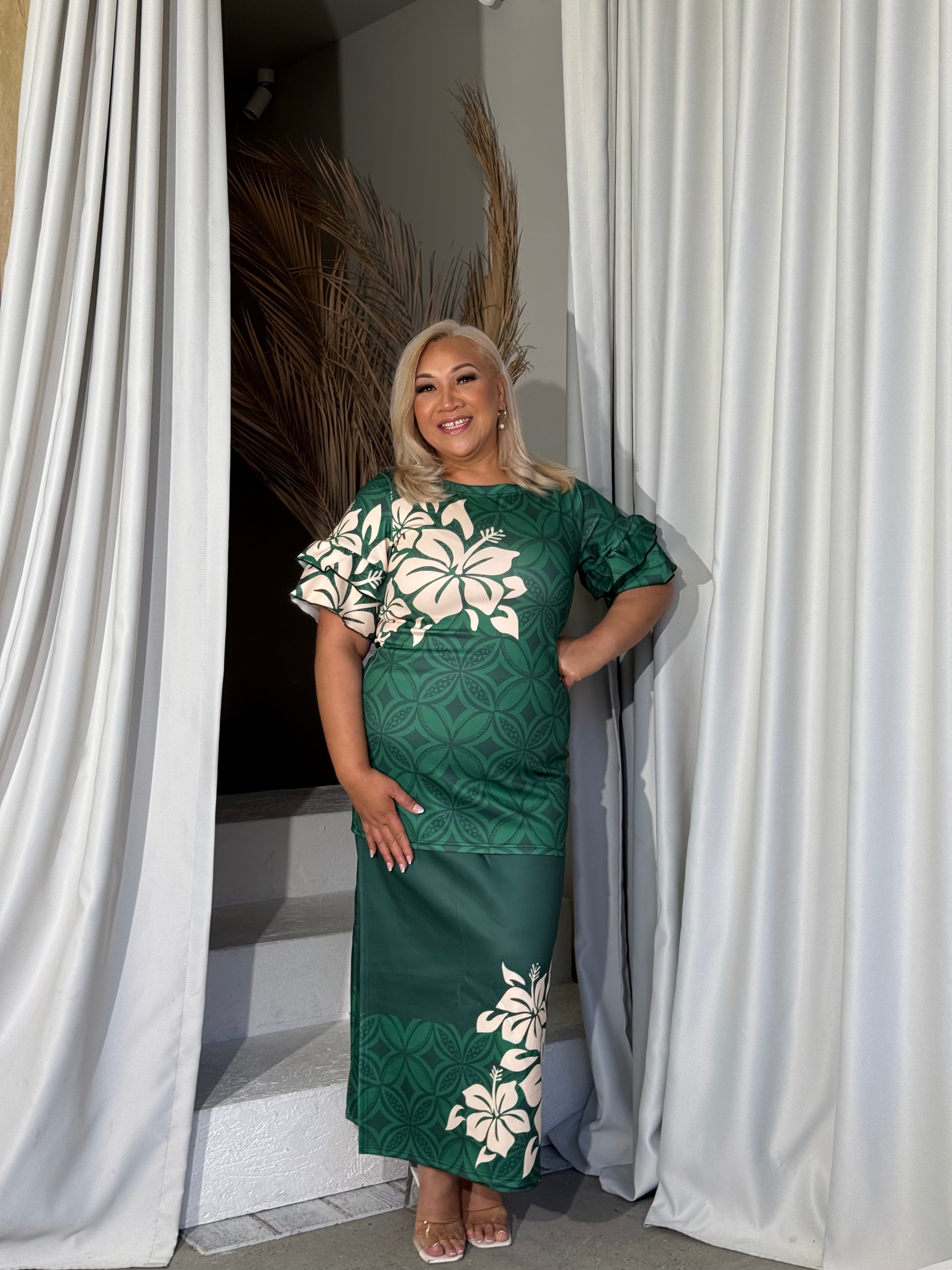 PRE ORDER ONLY - Women’s Frill Sleeve Puletaha