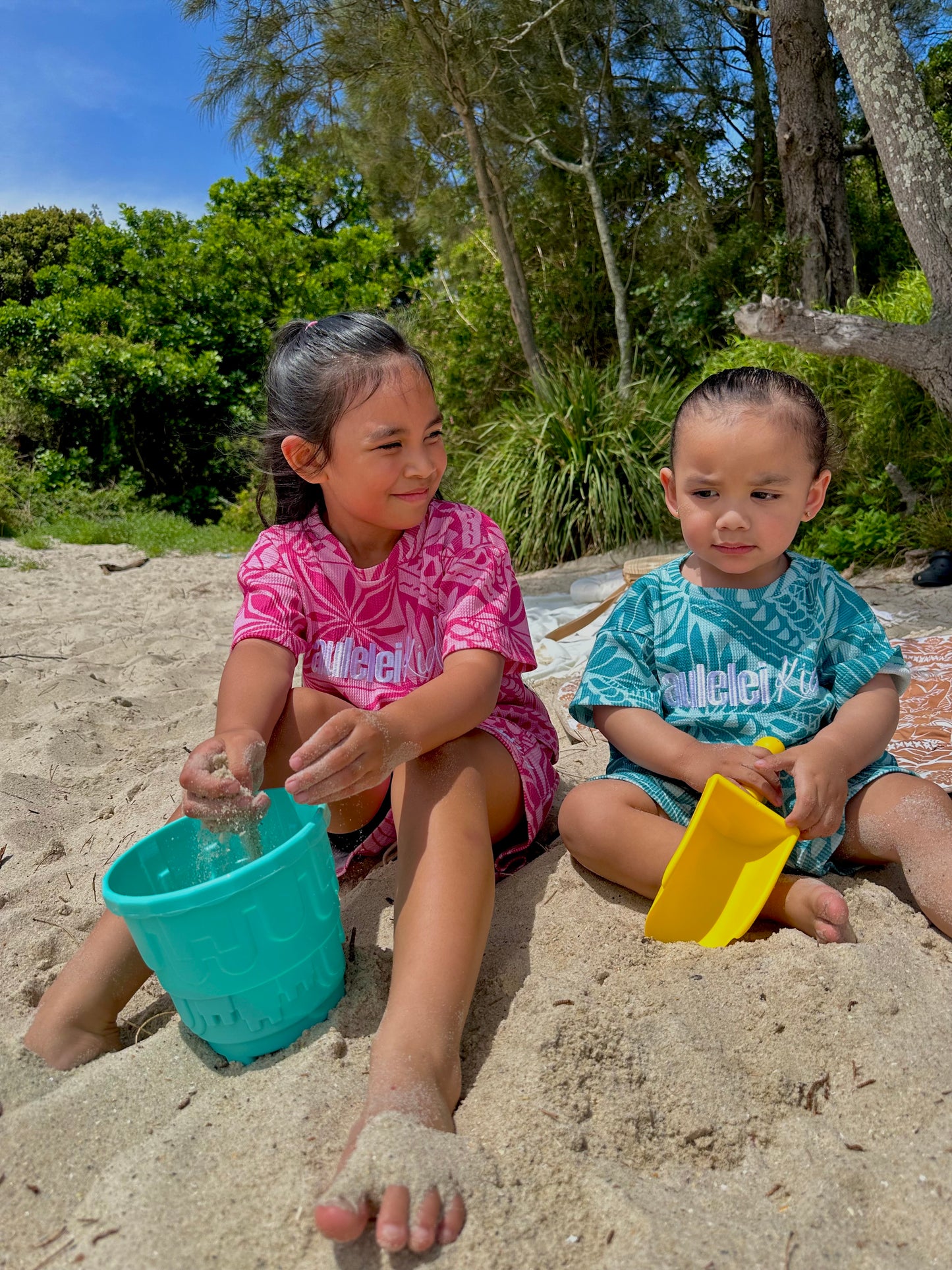 Aulelei KIDS - Waffle Short Set