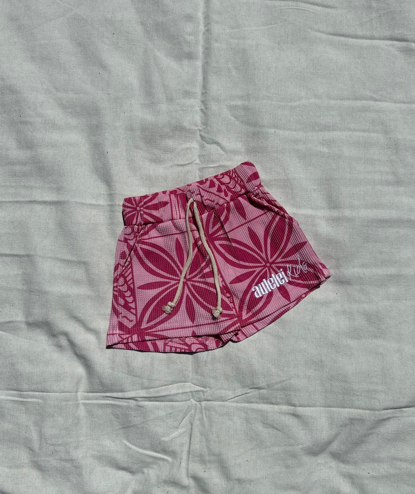 Aulelei KIDS - Waffle Short Set