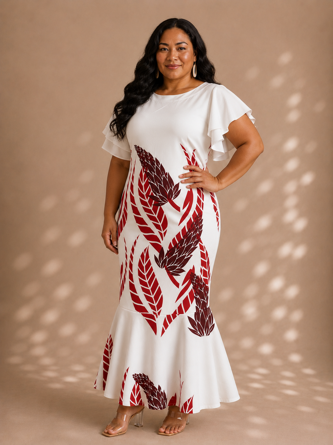 White/Red Dress