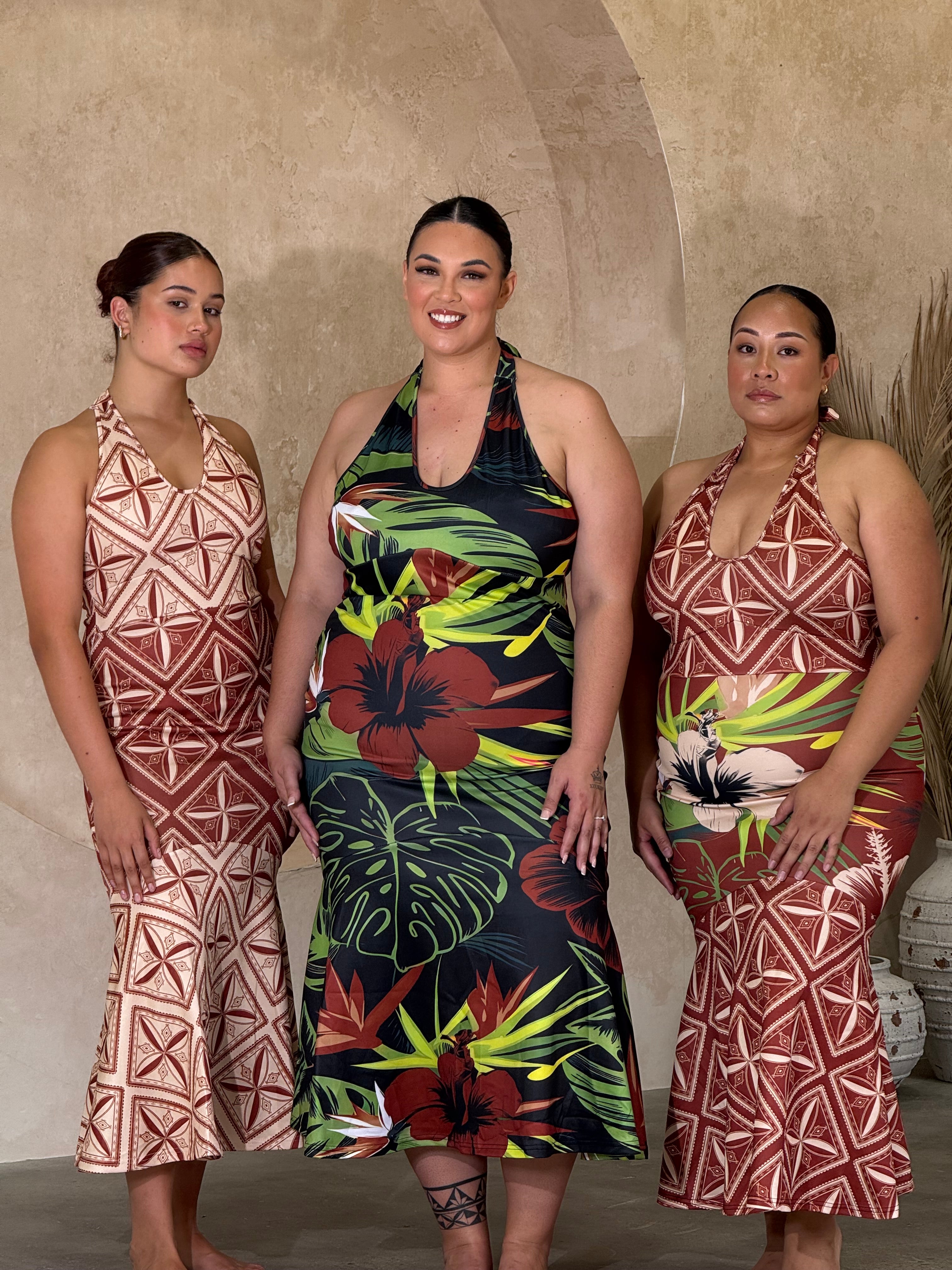 NEW - MALU ALOFA - Backless Dress