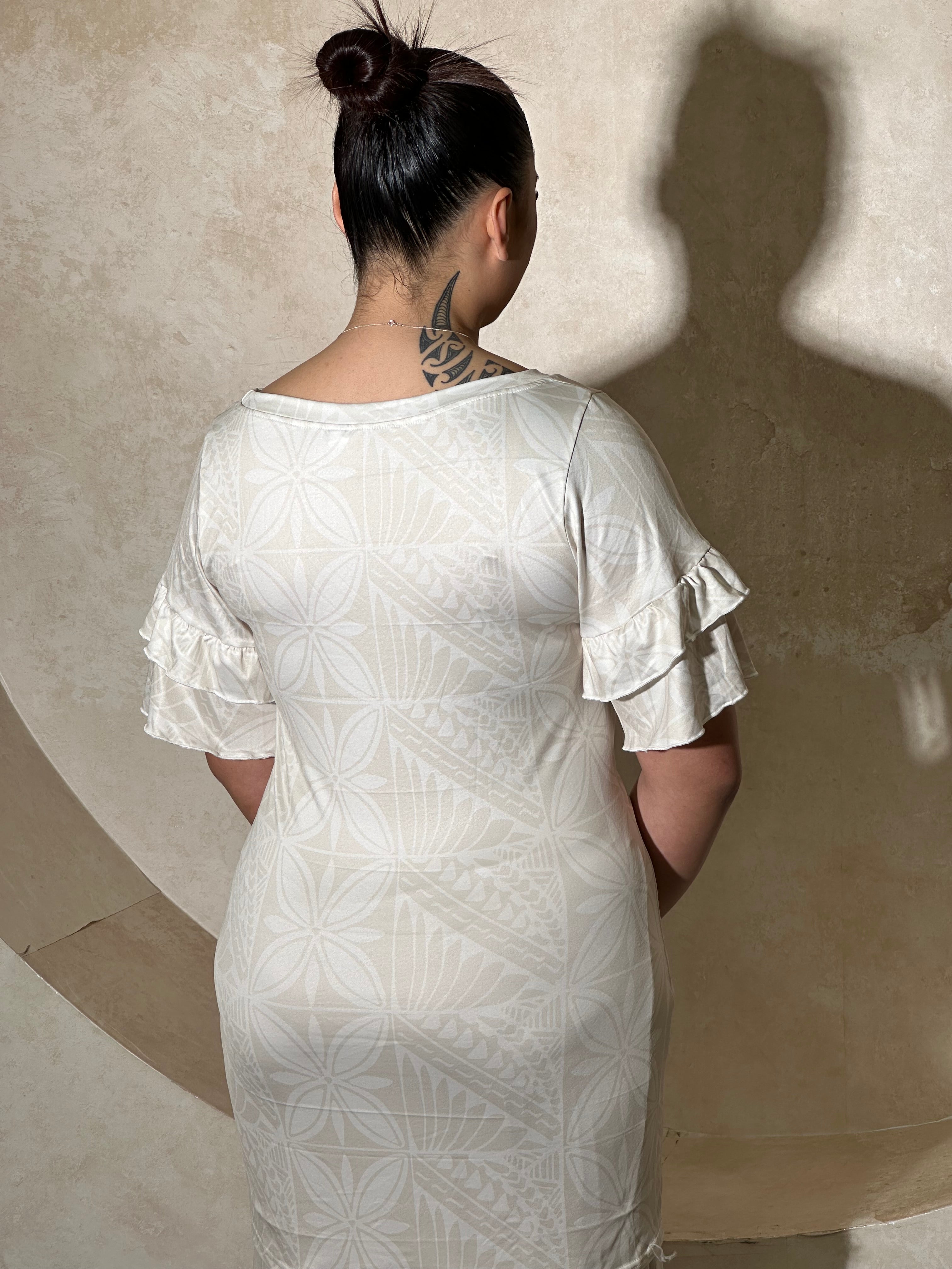 Armania - Ruffle Sleeve Puletasi