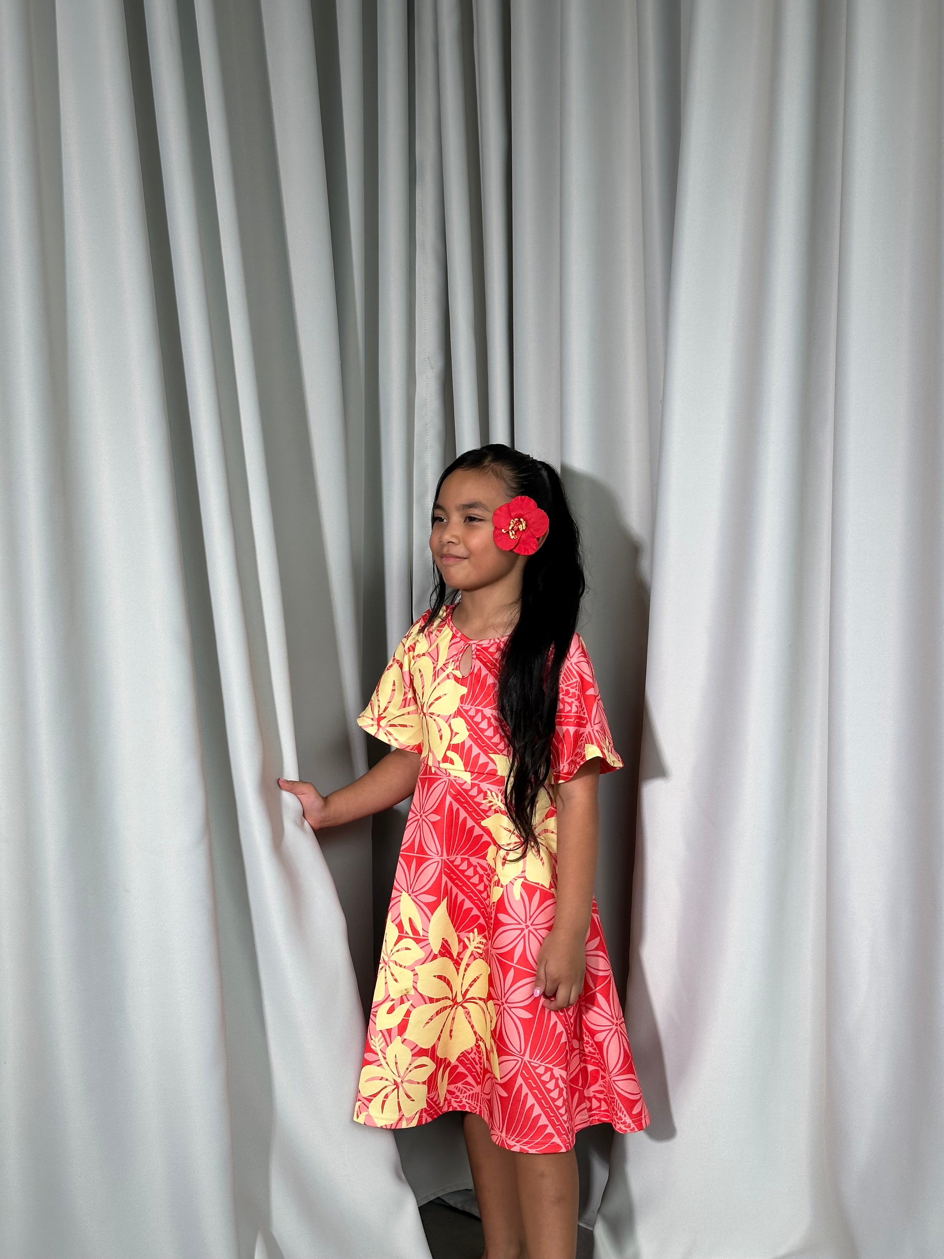 LUXE - Girls MIDI Flare Dress - PRE ORDER Only