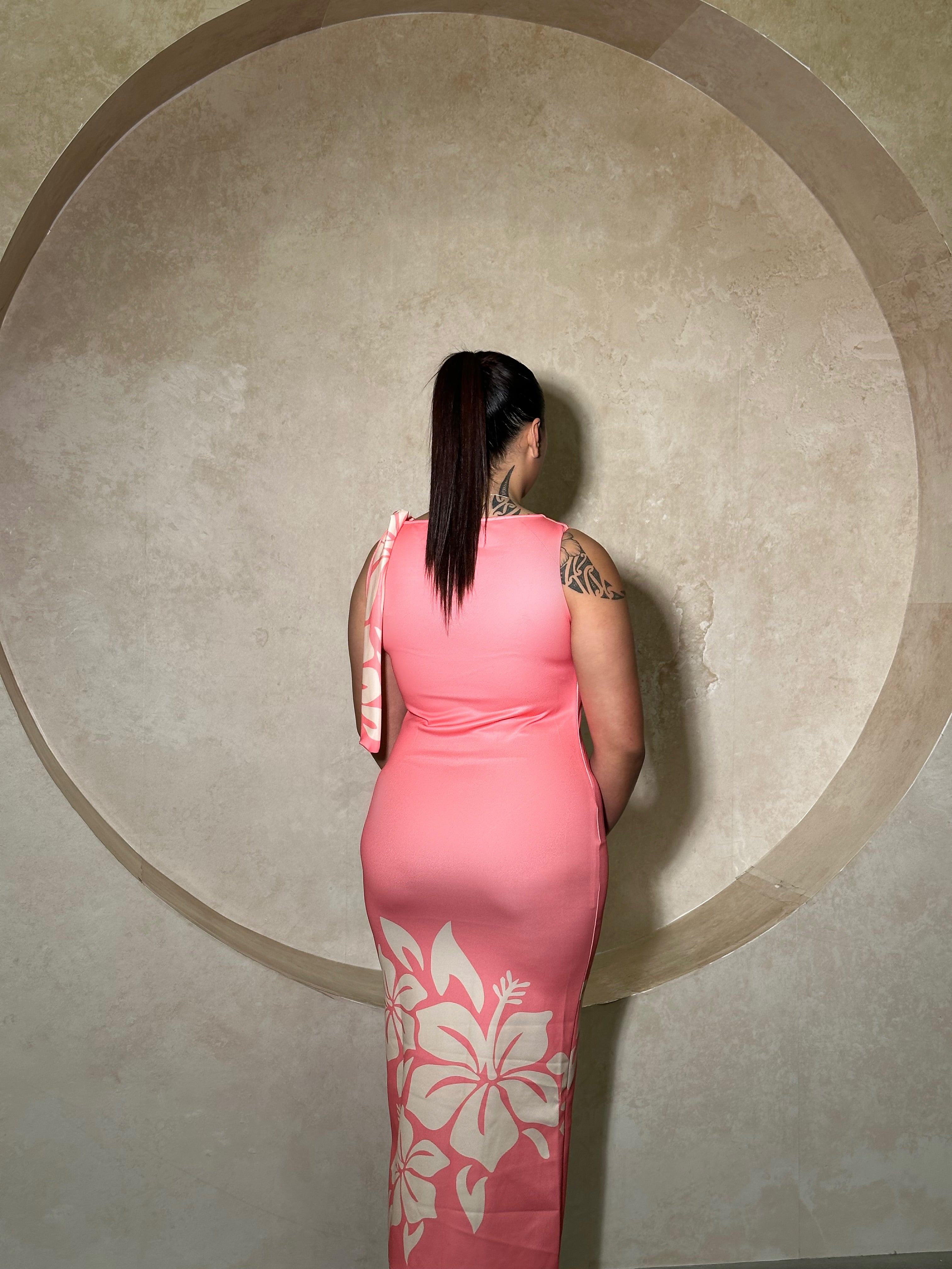 Hibiscus - Knot Maxi Dress