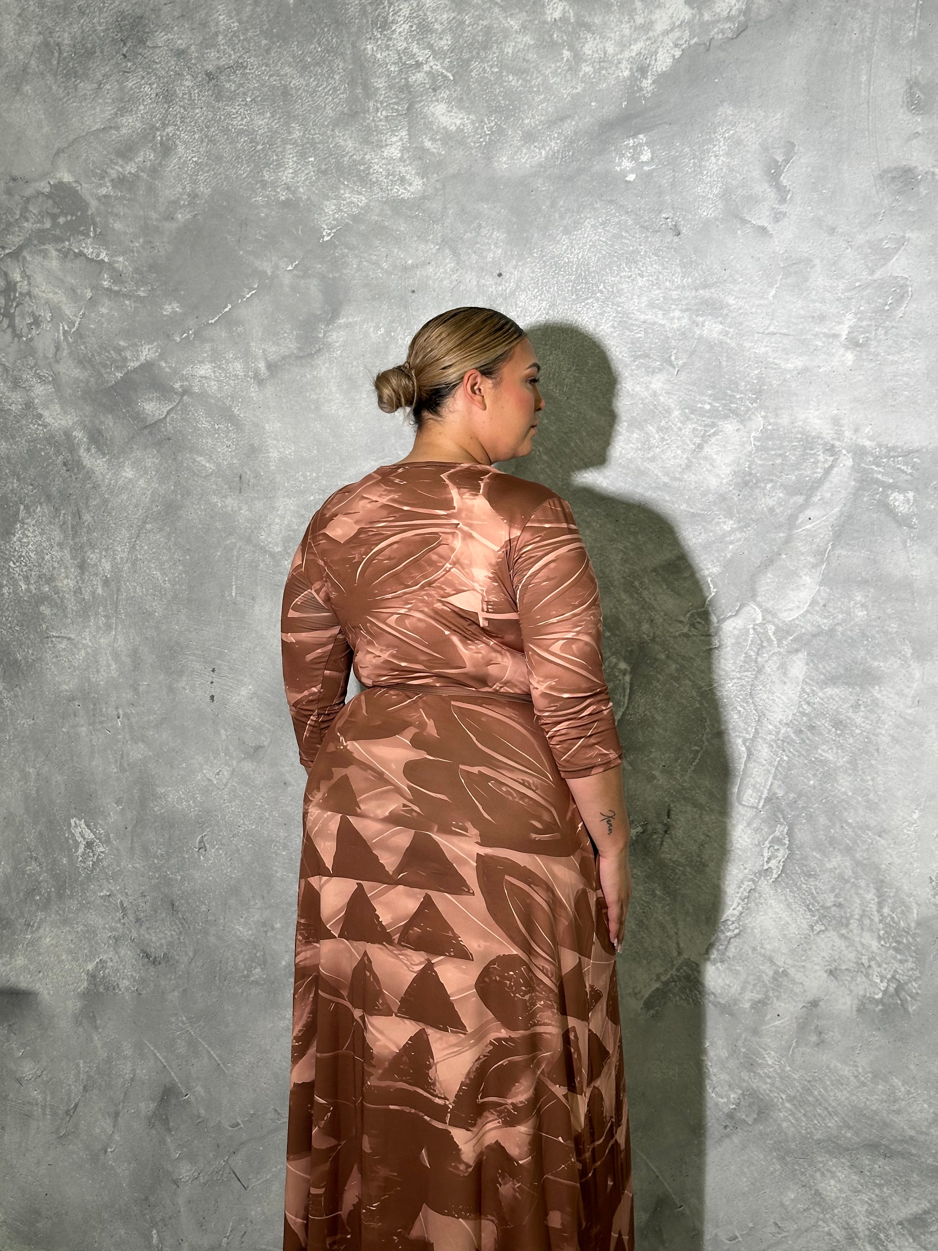 MANEA Maxi Wrap Dress