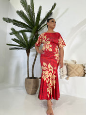Luxe RED Sleeve Dress