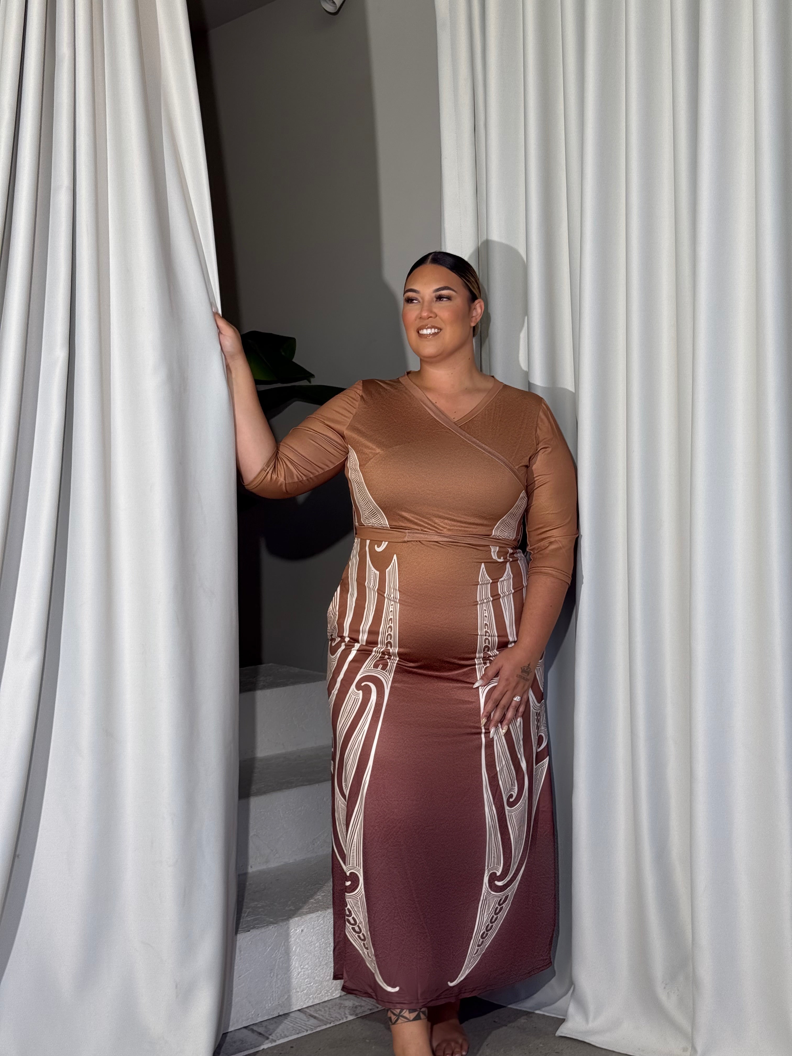 Ātaahua - Maxi Wrap Dress