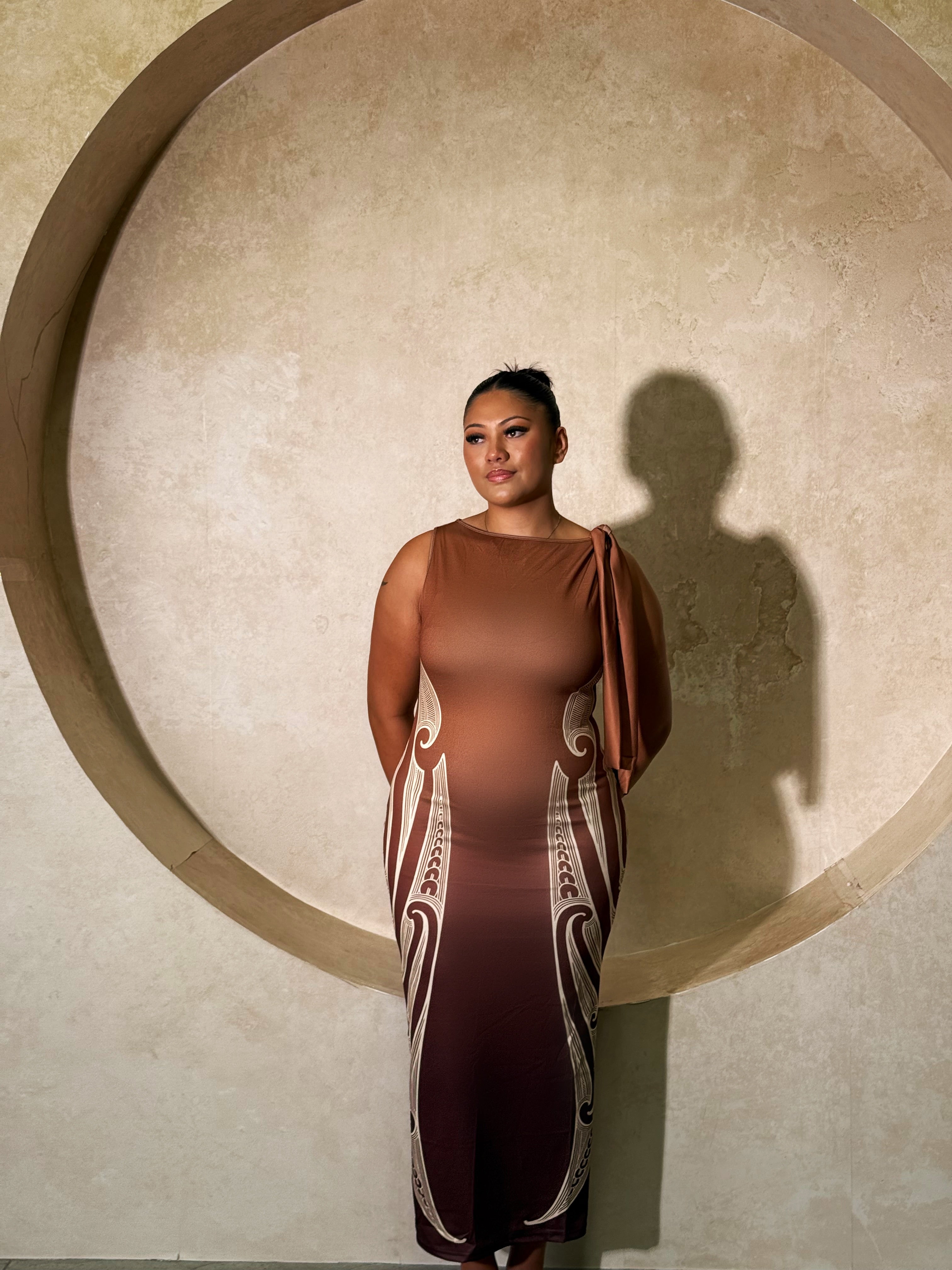 Ātaahua - Knot Maxi Dress