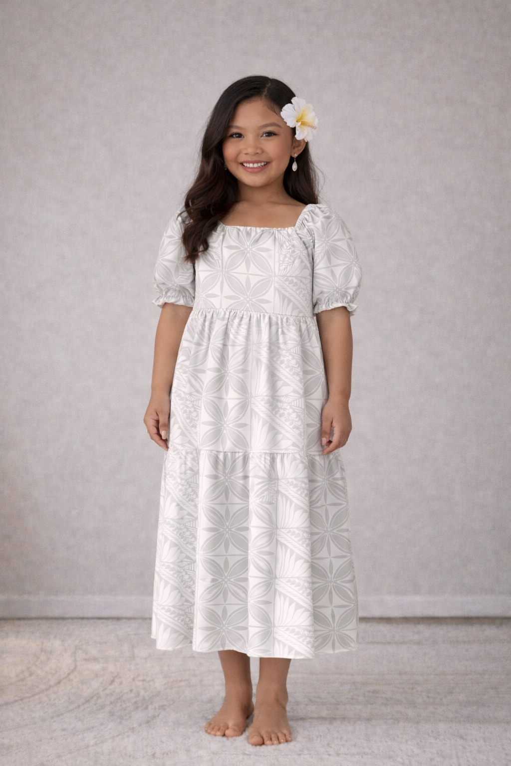 PRE ORDER ONLY - All White - Girls Sun Dress