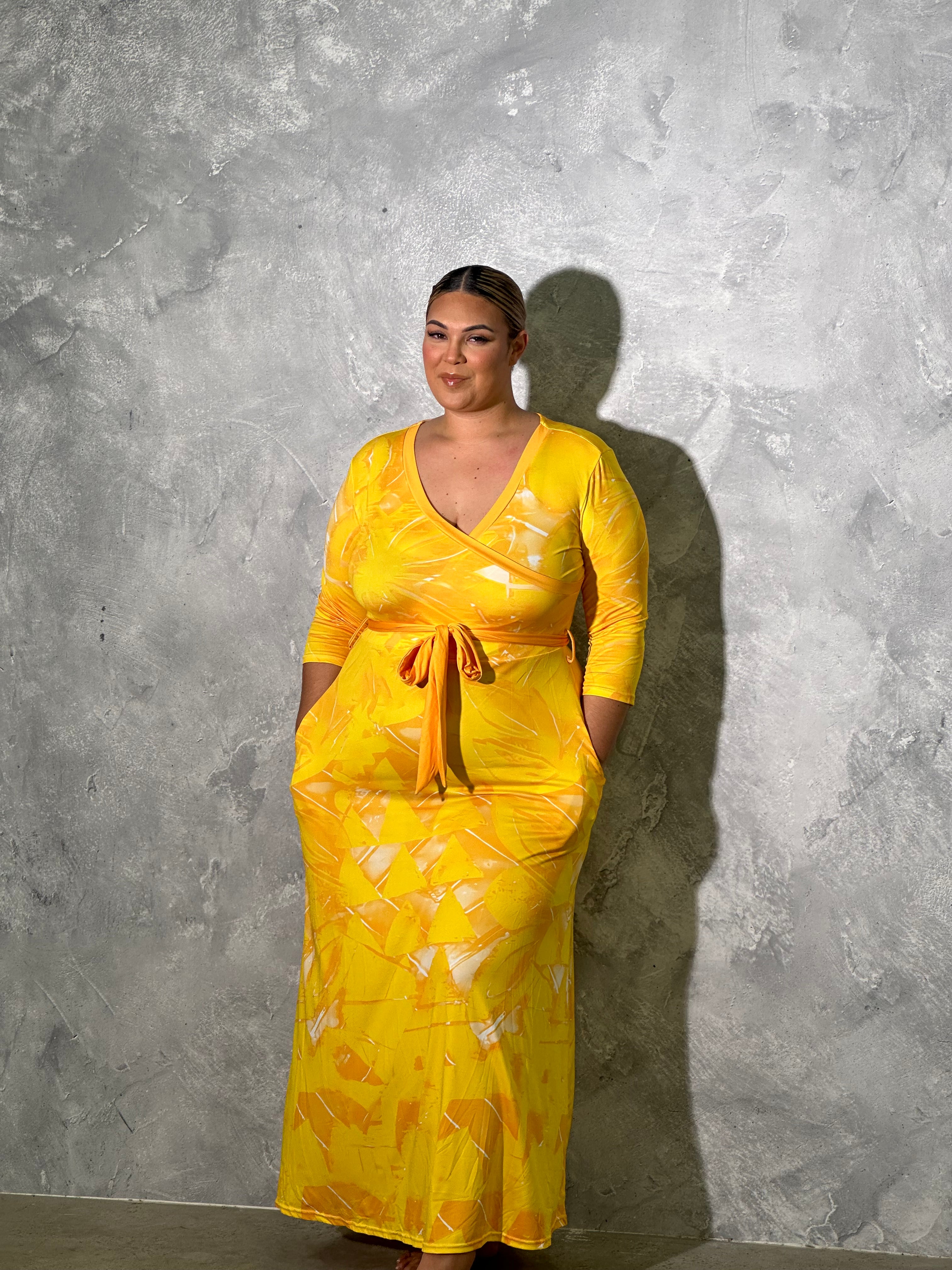 MANEA Maxi Wrap Dress