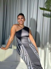 Ātaahua One-Shoulder Dress