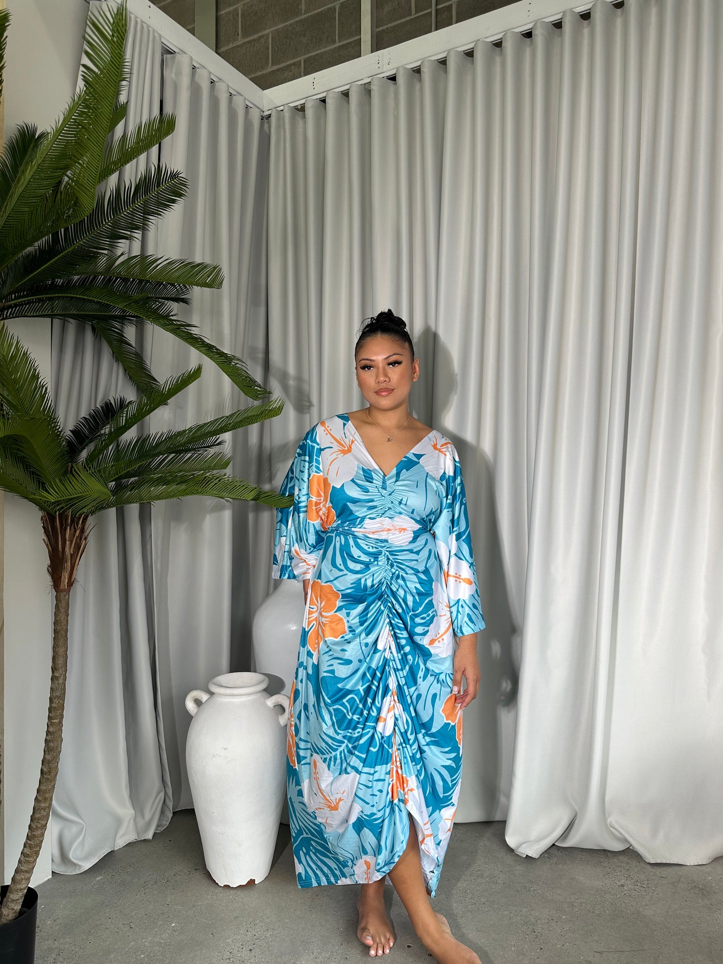 NEW OCEANIA Kimono Dress