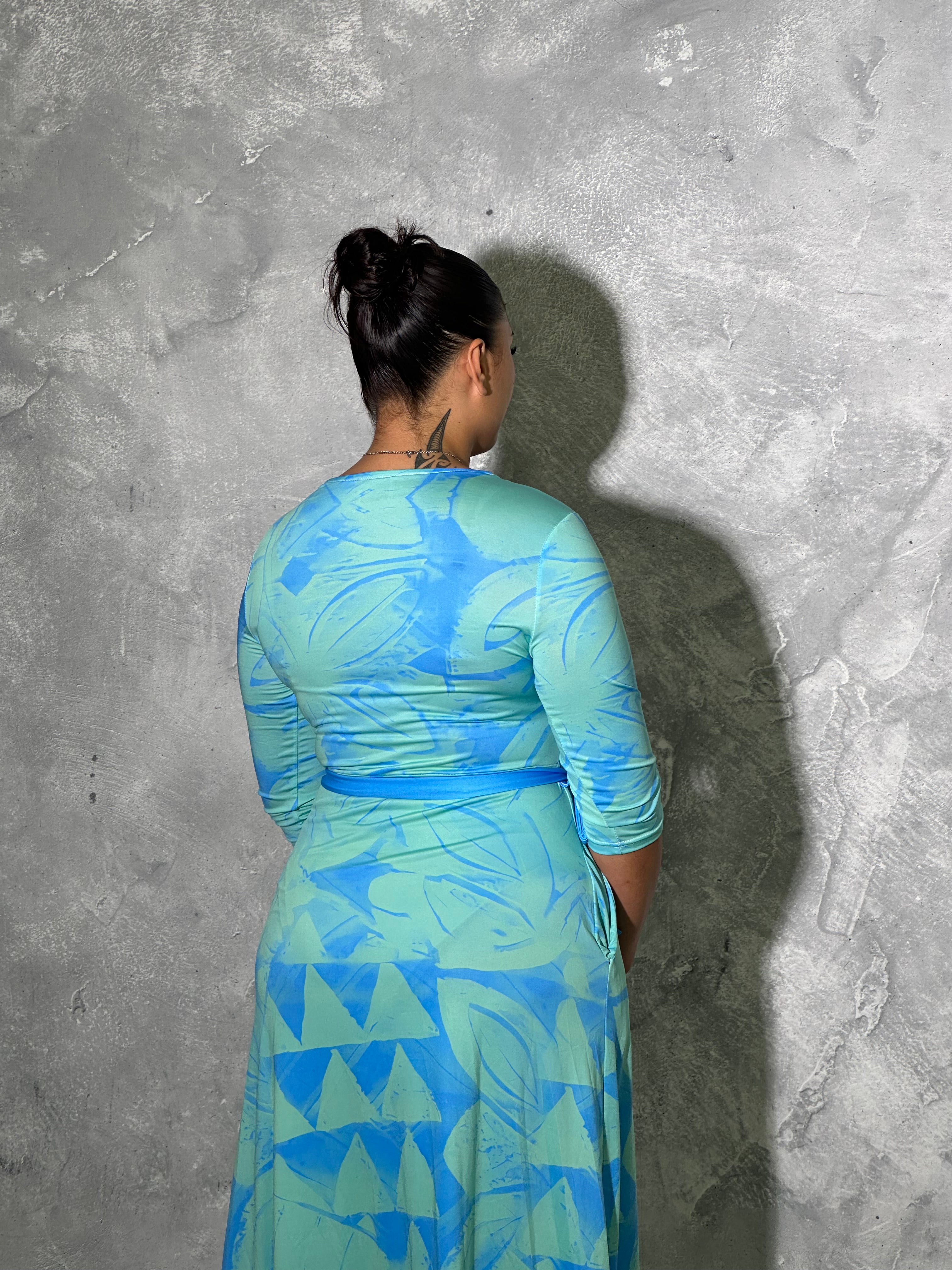 MANEA Maxi Wrap Dress