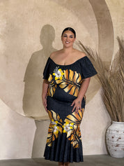 PRE ORDER ONLY - Sienna Black Off-Shoulder