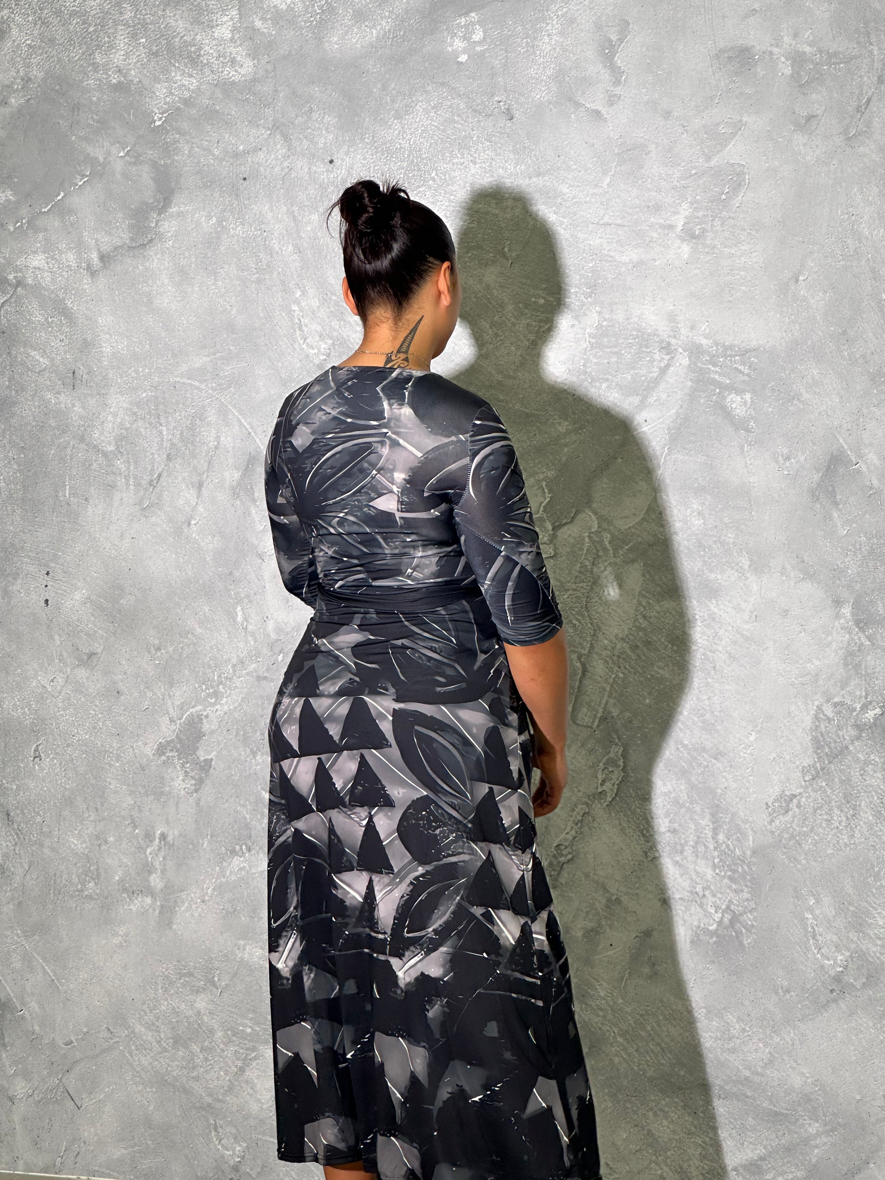 MANEA Maxi Wrap Dress