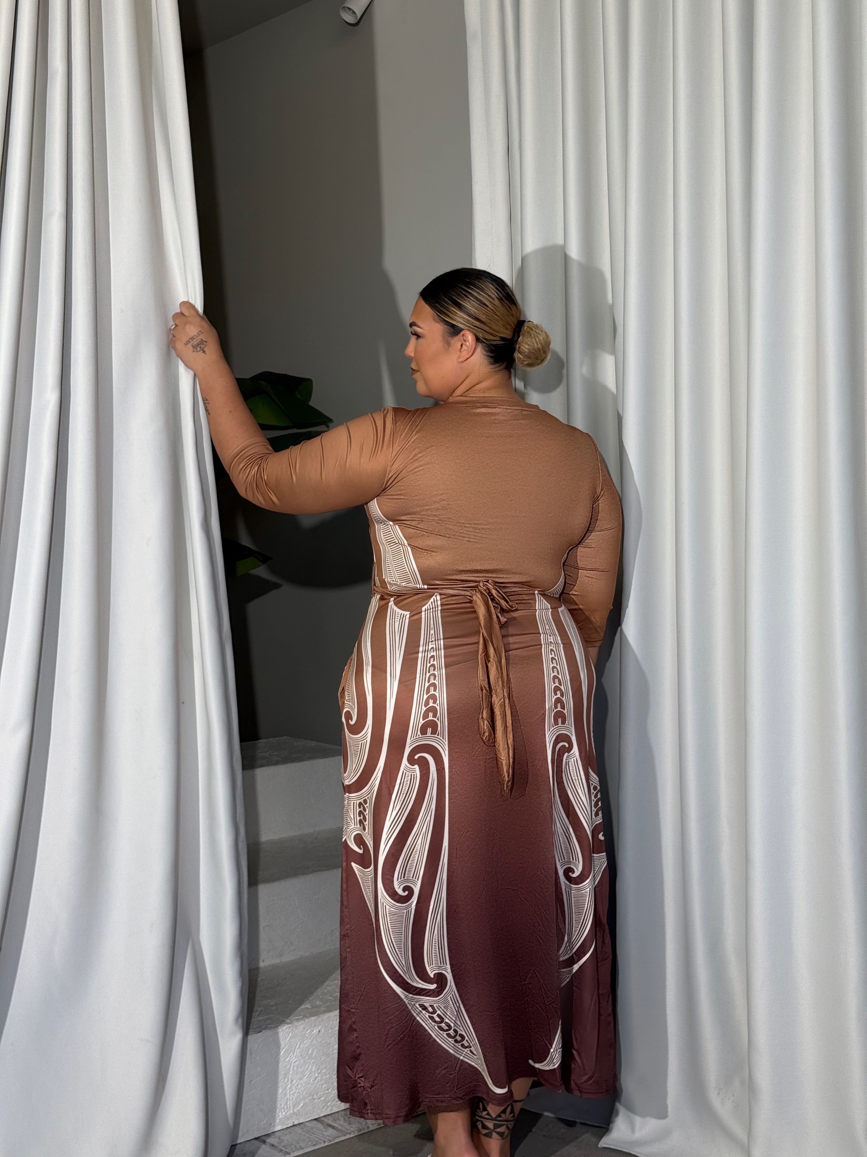 Ātaahua - Maxi Wrap Dress