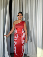 Ātaahua One-Shoulder Dress