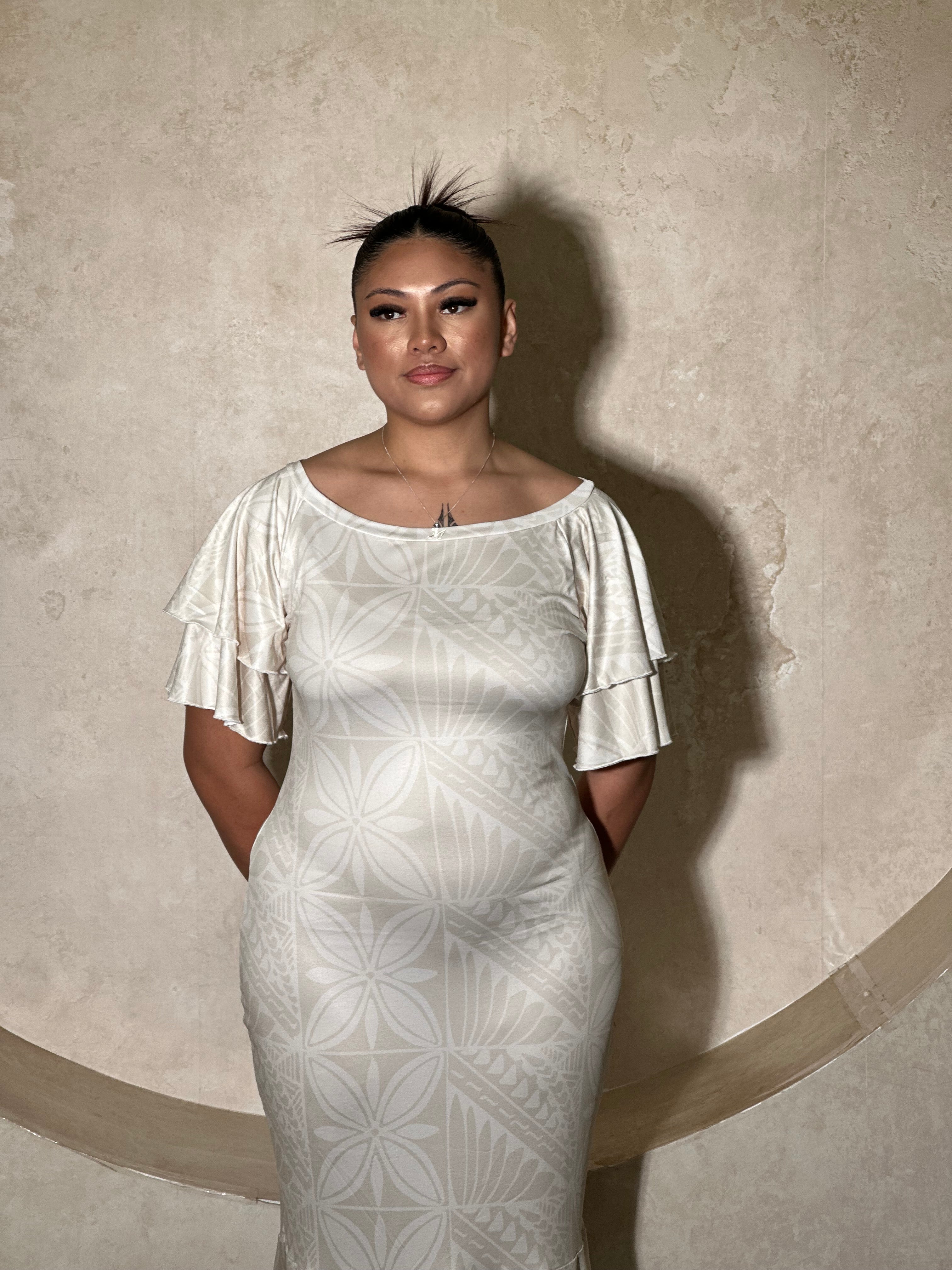 Armania - Ruffle Sleeve Dress - PRE ORDER