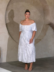 PRE ORDER ONLY - All White - Womens Sun Dress