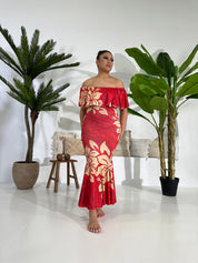 Luxe RED Off-Shoulder