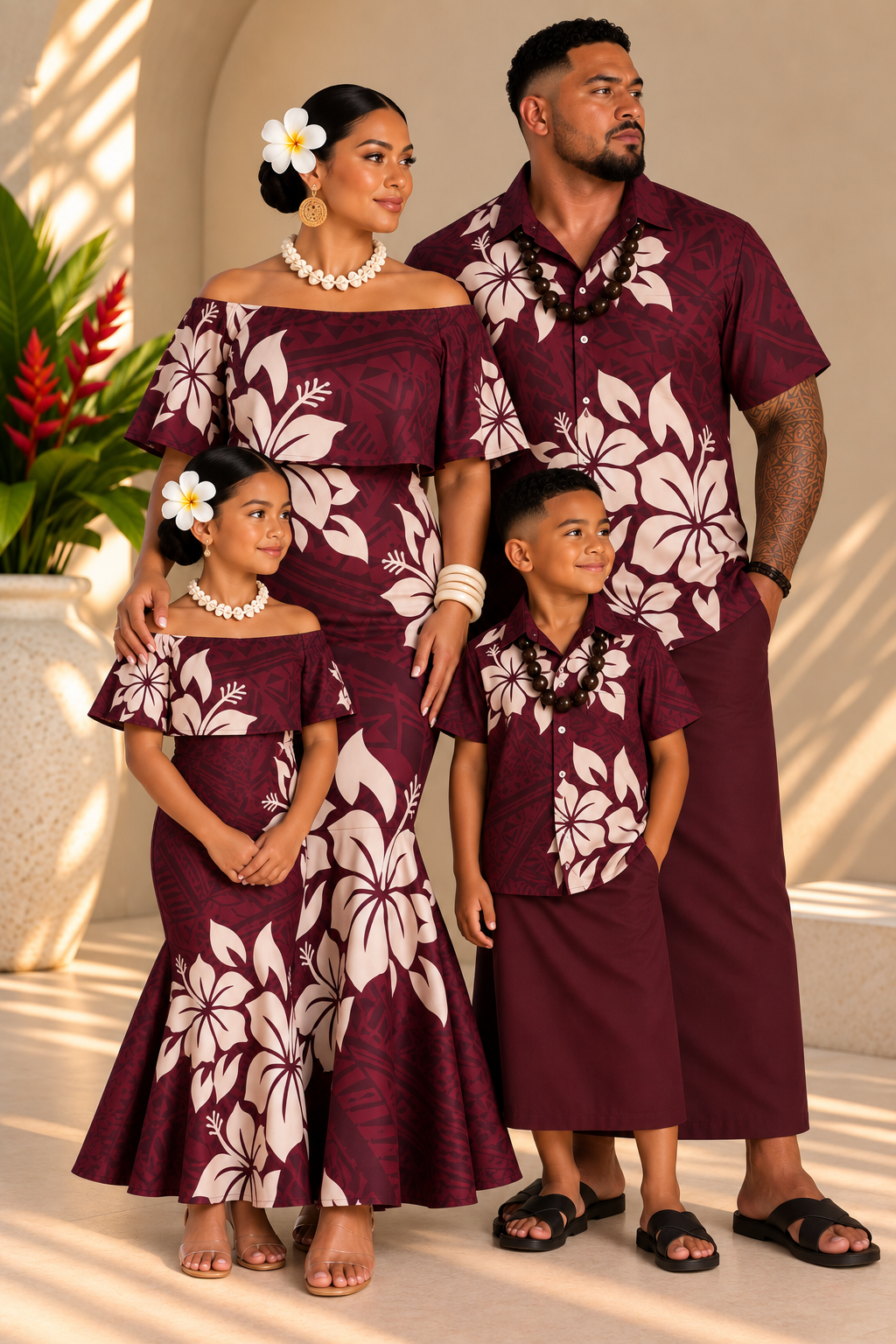 PRE ORDER ONLY - Luxe - BROWN - Family Set
