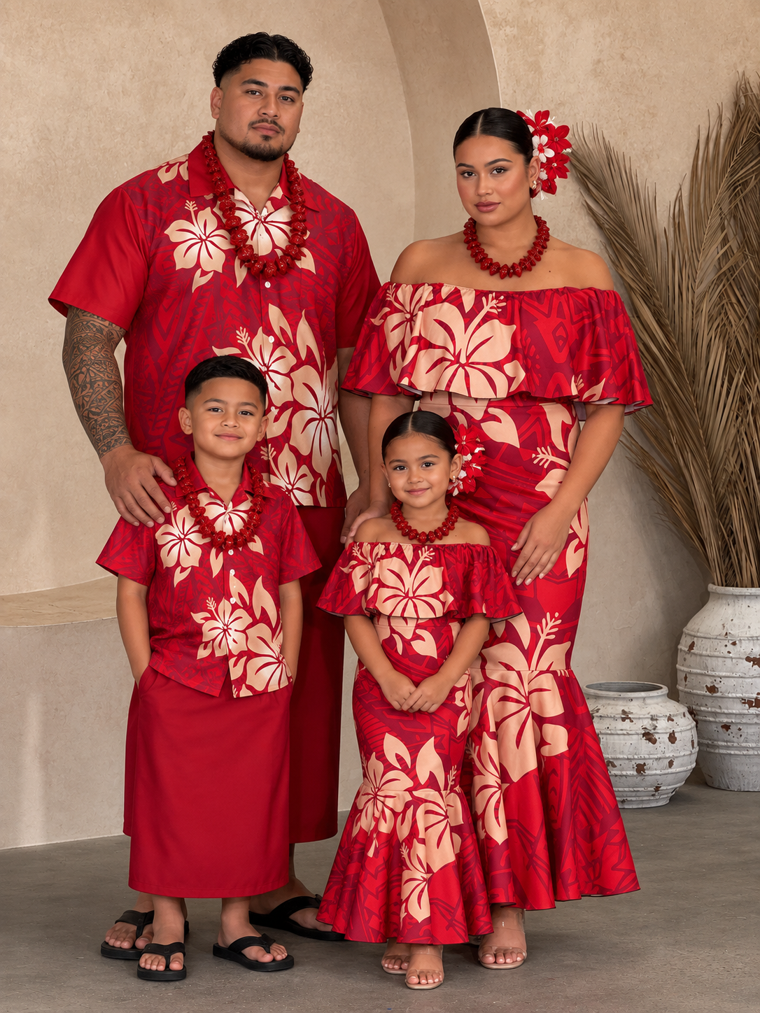 PRE ORDER ONLY - Luxe - RED - Family Set
