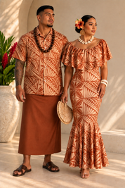 PRE ORDER ONLY - Armania - CARAMEL - Halter Neck Dress
