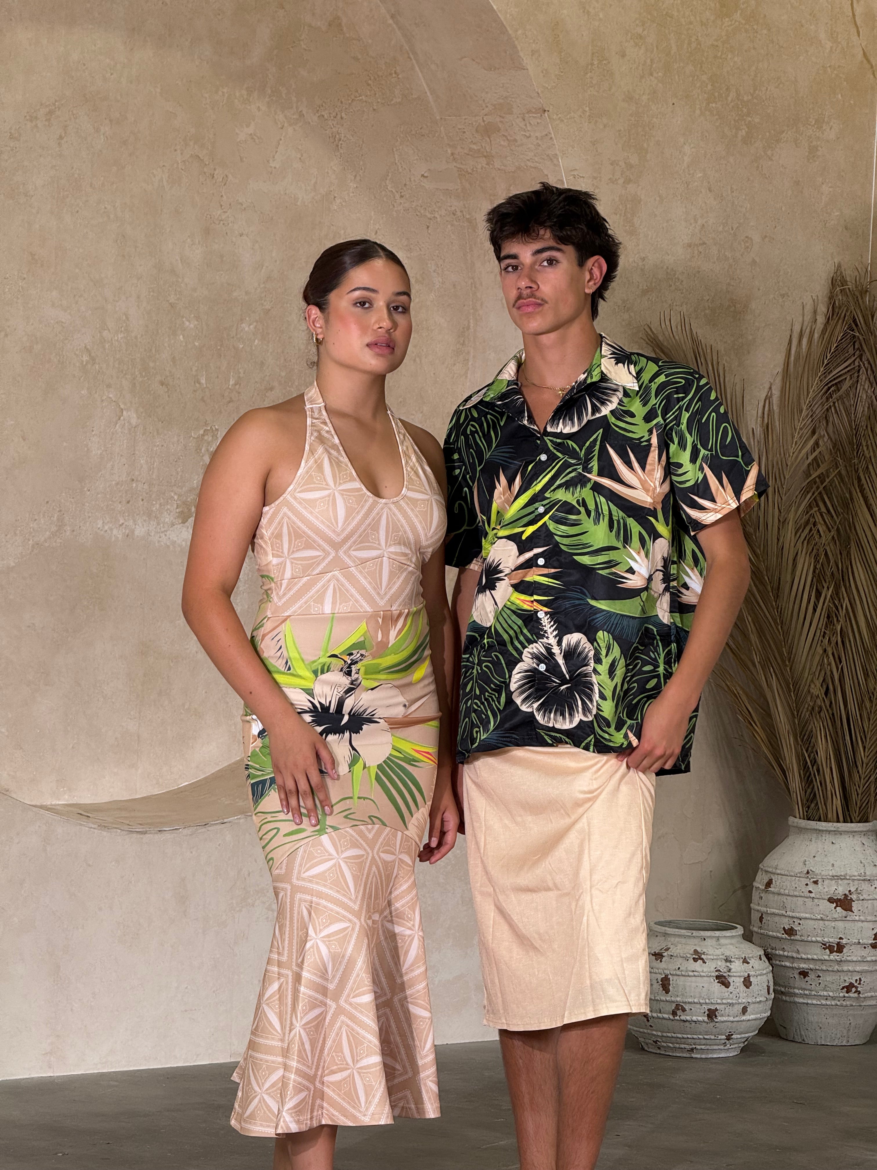 NEW - MALU ALOFA - Backless Dress